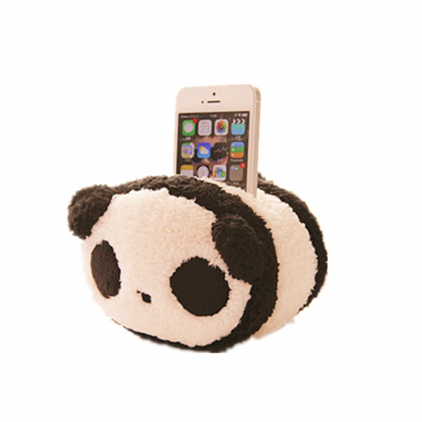 Custom Plush Cute Panda Mobile Phone Holder